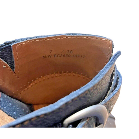 BOC Born Concept Mules Clogs Women Size 7 /38 M/W Karley BC3650 Black Leather - Picture 5 of 9